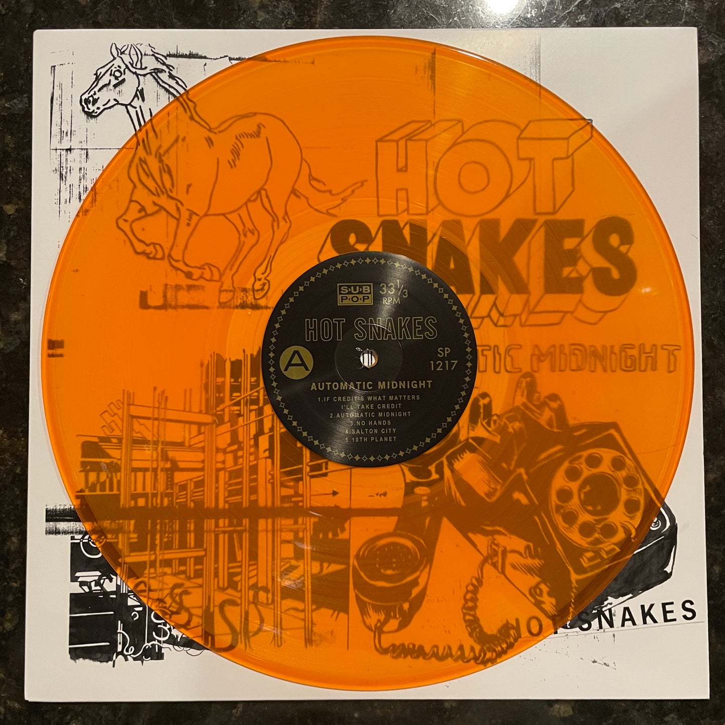 Hot Snakes - Automatic Midnight [Transparent Orange LP]