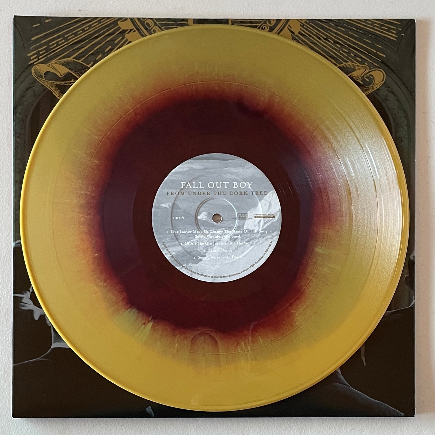 Fall Out Boy - From Under Under The Cork Tree [Gold w/ maroon Swirl LP]