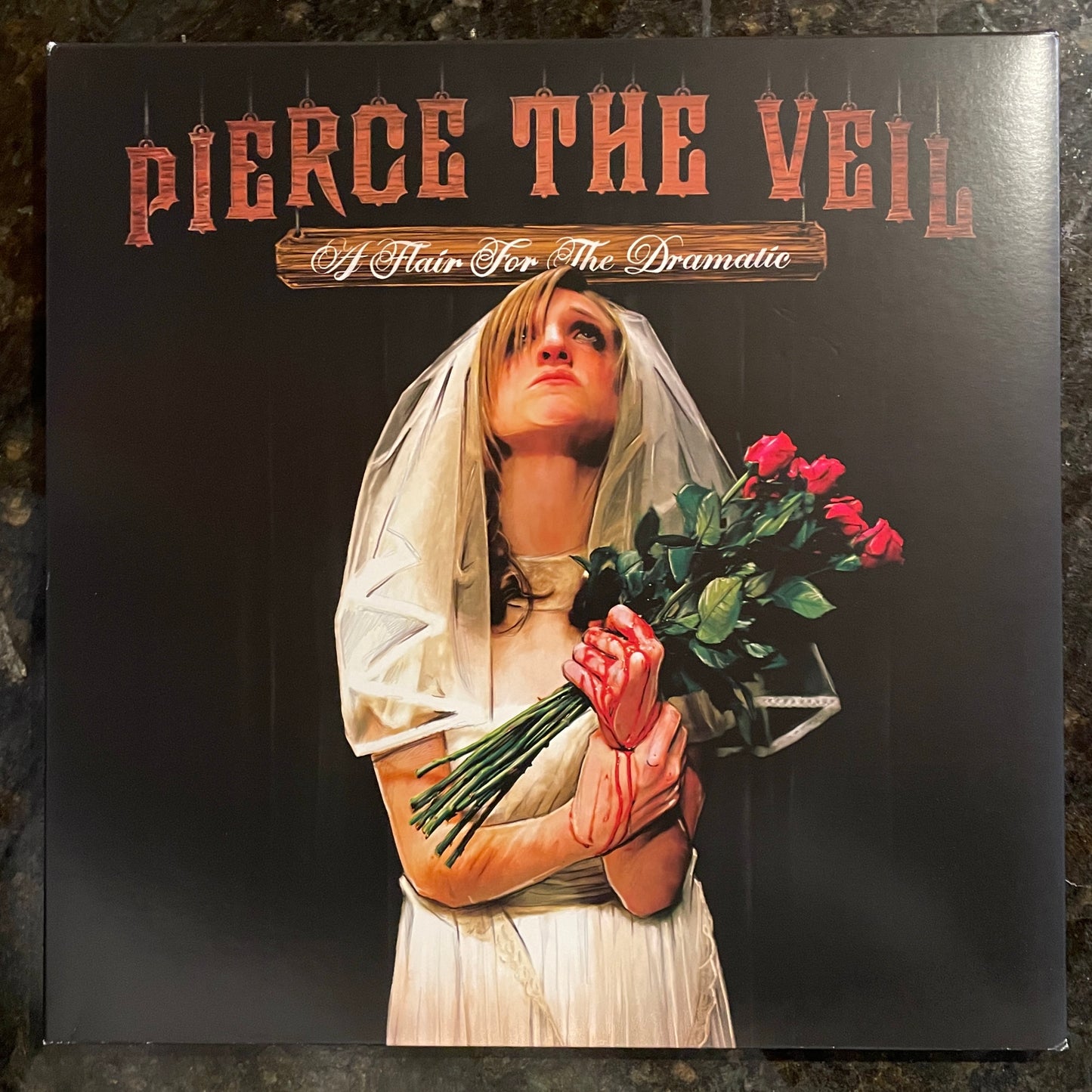 Pierce The Veil - A Flair For The Dramatic [Orange w/ White Swirl LP]