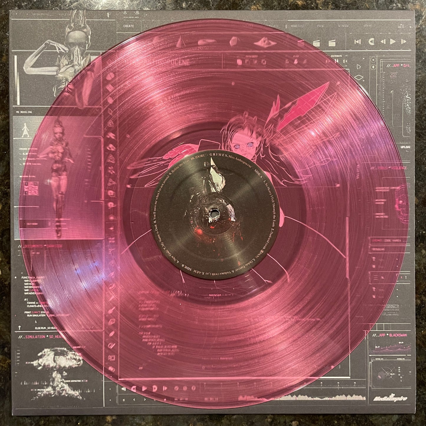 Grimes - Miss Anthropocene [Transparent Pink LP]