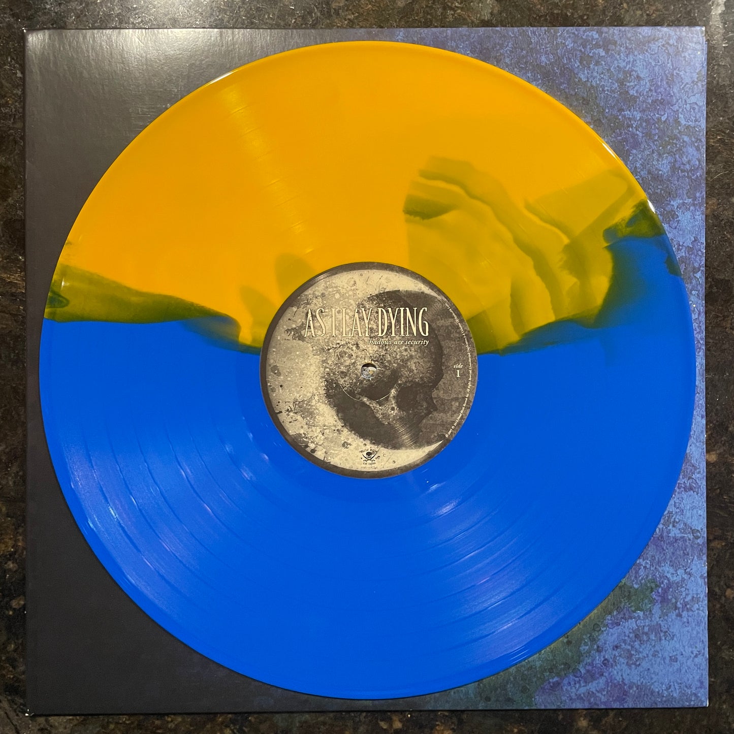 As I Lay Dying - Shadows Of Security [Yellow/Blue Split Opaque LP]