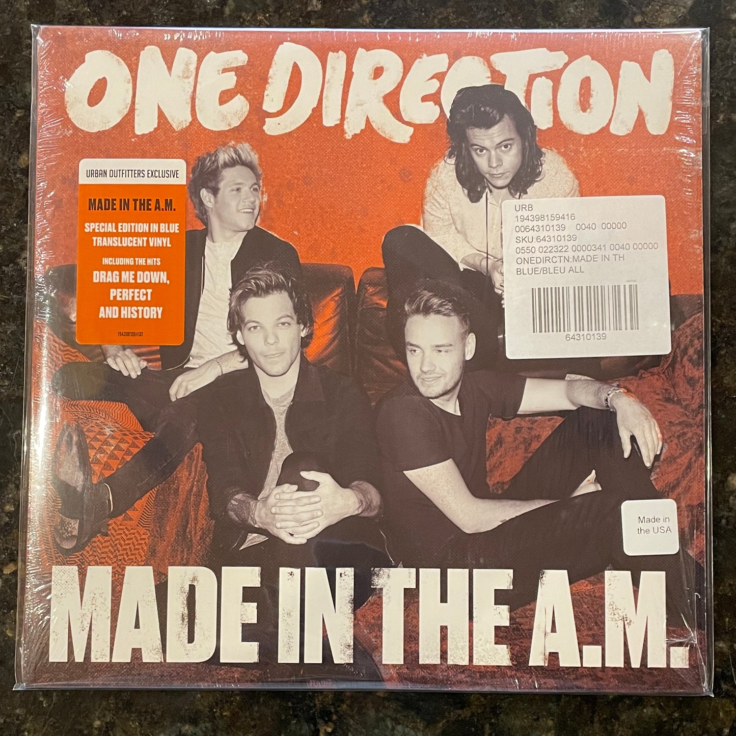 One Direction - Made In The A.M. [Transparent Blue 2LP]