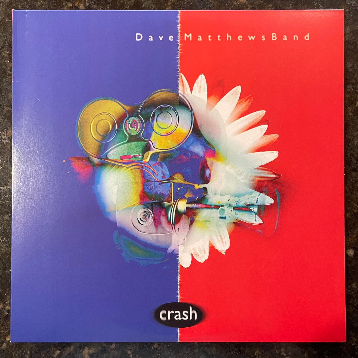 Dave Matthews band - Crash [White w/ Red, Yellow, & Blue Splatter 2LP]