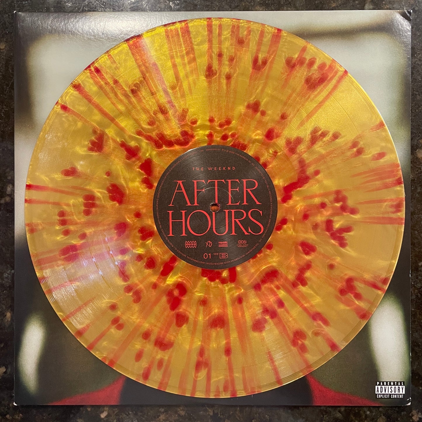 The Weeknd - After Hours [Gold w/ Red Splatter 2LP]