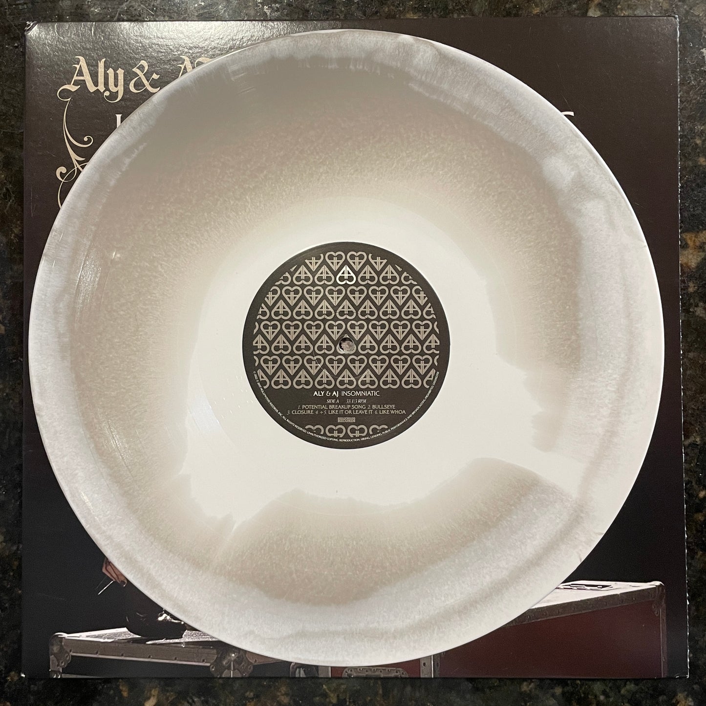 Aly & AJ - Insomiac [Grey & White Swirl LP]