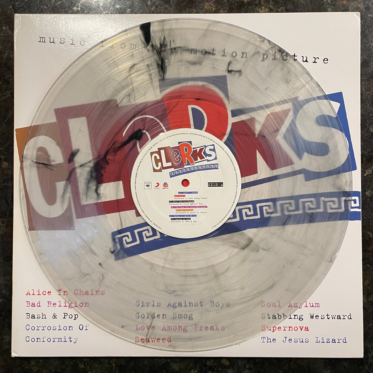 Clerks Original Soundtrack [Clear w/ Black Smoke 2LP]