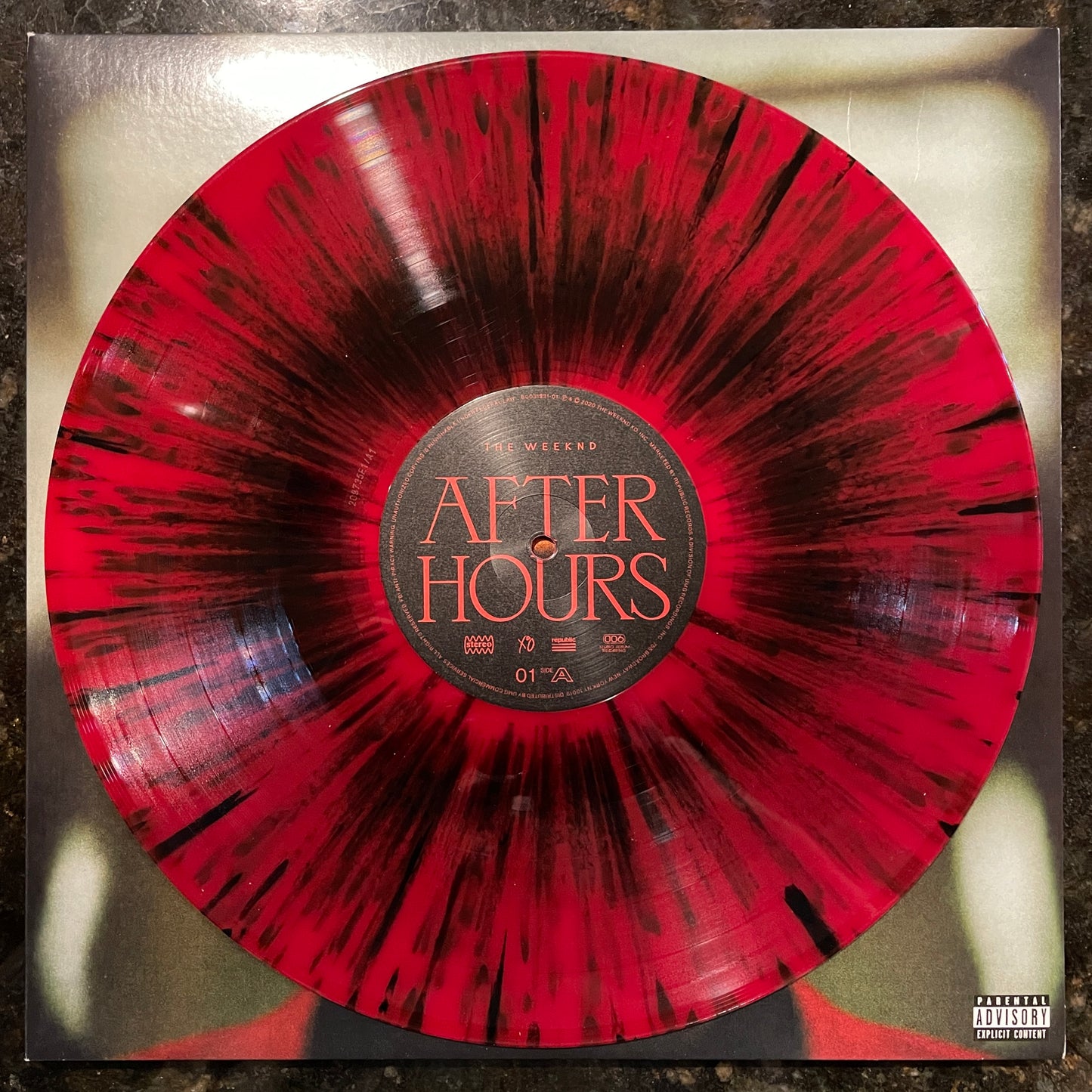 The Weeknd - After Hours [Red w/ Black Splatter 2LP]